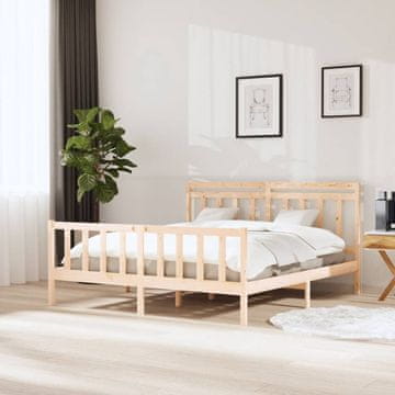 Vidaxl Okvir kreveta 180x200 cm Masivno drvo
