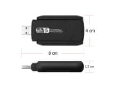 Verkgroup WiFi mrežna kartica 3.0 usb adapter 1200mbps dual 5Gl
