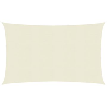 Vidaxl Jedro za zaštitu od sunca 160 g/m² krem 6 x 8 m HDPE