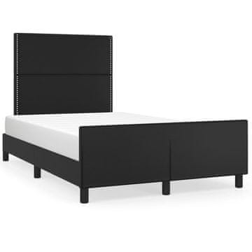Vidaxl Okvir kreveta bez madraca smeđi 120x190 cm umjetna koža