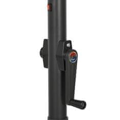 Vidaxl Vrtni suncobran s LED svjetlima bordo 200 x 211 cm aluminijski