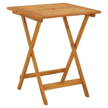 Vidaxl Sklopivi vrtni stol 60x60x75 cm Masivno drvo akacije