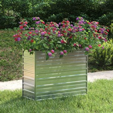 Vidaxl Žardinjera za povišene gredice 100x40x77 cm pocinčani čelik
