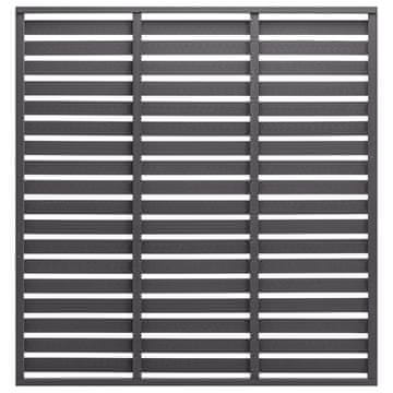 Vidaxl WPC ogradni panel 180x180 cm siv