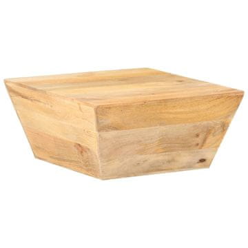 Vidaxl Klub stolić u obliku slova V 66x66x30 cm masivno drvo manga