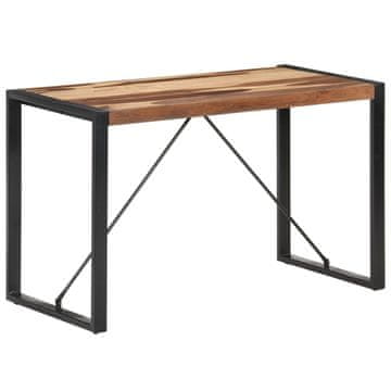 Vidaxl Blagovaonski stol 120x60x75 Masivno drvo sheeshama