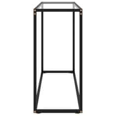 Vidaxl Konzolni stol prozirni 100 x 35 x 75 cm od kaljenog stakla