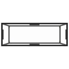 Vidaxl Konzolni stol prozirni 100 x 35 x 75 cm od kaljenog stakla