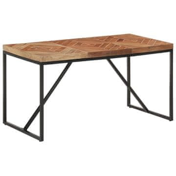 Vidaxl Blagovaonski stol 140x70x76 cm Masivno drvo akacije i manga