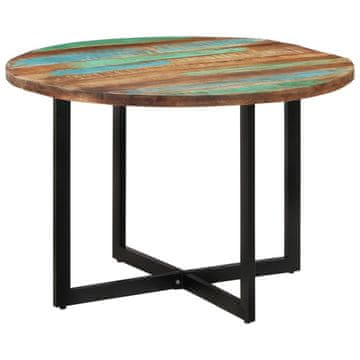 Vidaxl Blagovaonski stol 110x75 cm Masivno reciklirano drvo