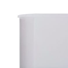 Vidaxl Zaštitna tkanina s 5 krila 600x80 cm pješčano bijela