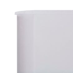 Vidaxl Zaštitna tkanina s 3 krila 400x80 cm pješčano bijela
