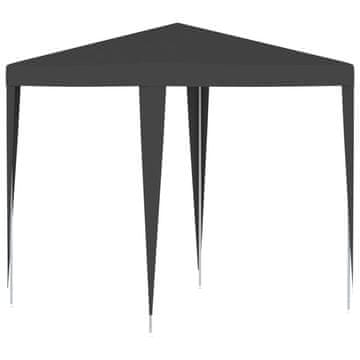 Vidaxl Profesionalni šator za zabave, 2x2 m, antracit