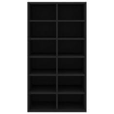 Vidaxl Stalak za cipele crni 54 x 34 x 100,5 cm konstruirano drvo