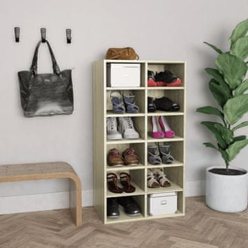 Vidaxl Stalak za cipele Sonoma hrast 54x34x100,5 cm