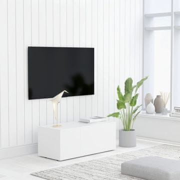 Vidaxl TV stalak bijeli 80x34x30 cm iverica