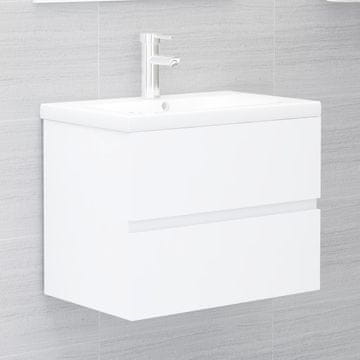 Vidaxl Ormarić za umivaonik Bijeli 60x38,5x45 cm Iverica