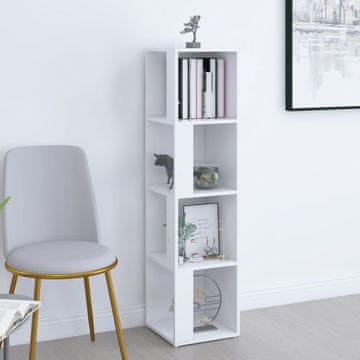 Vidaxl Kutni ormarić Bijeli 33x33x132 cm Materijal na bazi drveta