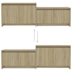 Vidaxl TV ormarić boja hrasta sonome 146,5x35x50 cm konstruirano drvo