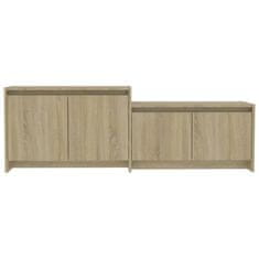 Vidaxl TV ormarić boja hrasta sonome 146,5x35x50 cm konstruirano drvo