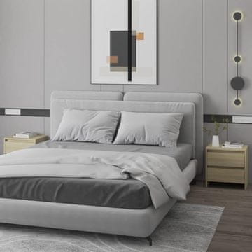 Vidaxl Noćni ormarići, set od 2, hrast Sonoma, 45x34,5x44,5 cm