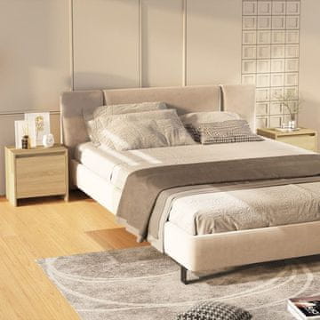 Vidaxl Noćni ormarići, set od 2, hrast Sonoma, 45x34x44,5 cm