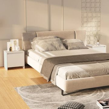 Vidaxl Noćni ormarići, set od 2, bijeli, 45x34x44,5 cm