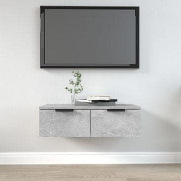 Vidaxl Zidni ormarić betonsko-sivi 68x30x20 cm