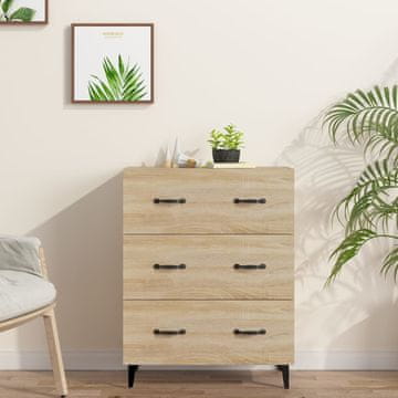 Vidaxl Ormarić, Sonoma hrast, 69,5 x 34 x 90 cm, materijal na bazi drva