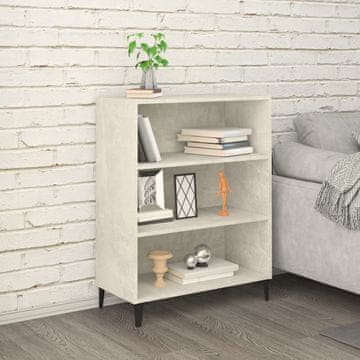 Vidaxl Ormarić Betonsko-sivi 69,5x32,5x90 cm, Materijal na bazi drva