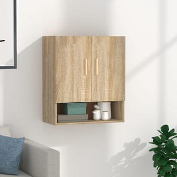 Vidaxl Zidni ormarić Sonoma hrast 60x31x70 cm Materijal na bazi drveta