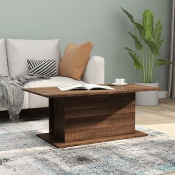 Vidaxl Klub stolić smeđi hrast 102x55,5x40 cm
