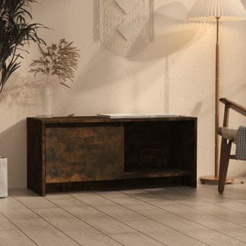 Vidaxl TV stalak dimljeni hrast 90x35x40 cm