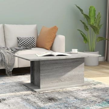 Vidaxl Klub stolić, sivi hrast sonoma, 102 x 55,5 x 40 cm
