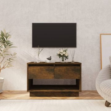 Vidaxl TV ormarić dimljeni hrast 70x41x44 cm