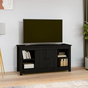 Vidaxl TV stalak crni 103x36,5x52 cm borovina