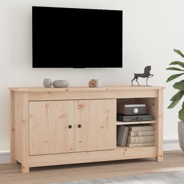 Vidaxl TV ormarić 103x36,5x52 cm Masivni borov drvo