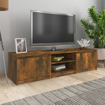 Vidaxl TV ormarić dimljeni hrast 140x40x35,5 cm