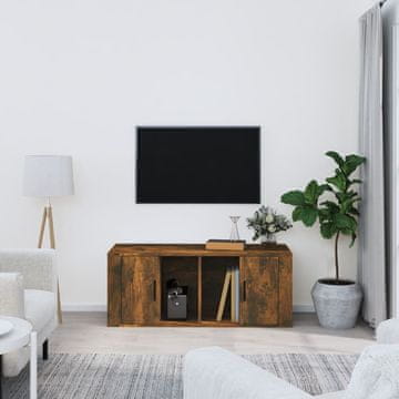 Vidaxl TV stalak dimljeni hrast 100x35x40 cm