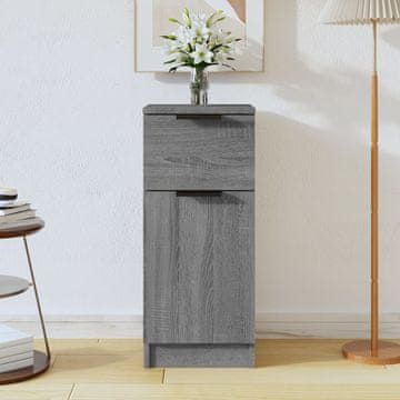 Vidaxl Ormarić, sivi hrast sonoma, 30x30x70 cm, materijal na bazi drva