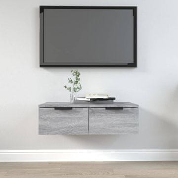 Vidaxl Zidni ormarić sivi sonoma hrast 68x30x20 cm