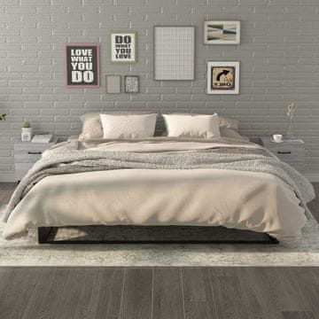 Vidaxl Noćni ormarići, set od 2, sivi hrast Sonoma, 40x35x47,5 cm