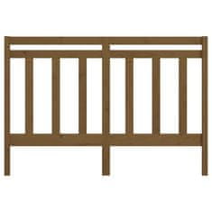 Vidaxl Uzglavlje za krevet boja meda 146 x 4 x 100 cm masivna borovina
