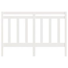 Vidaxl Uzglavlje za krevet bijelo 166 x 4 x 100 cm od masivne borovine
