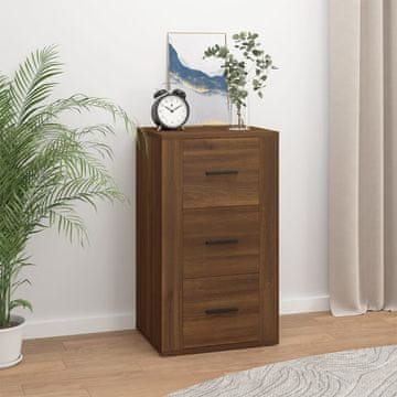 Vidaxl Ormarić Smeđi hrast 40x33x70 cm Materijal na bazi drva