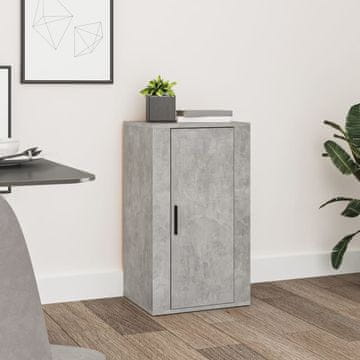 Vidaxl Ormarić Betonsko-sivi 40x33x70 cm Materijal na bazi drva