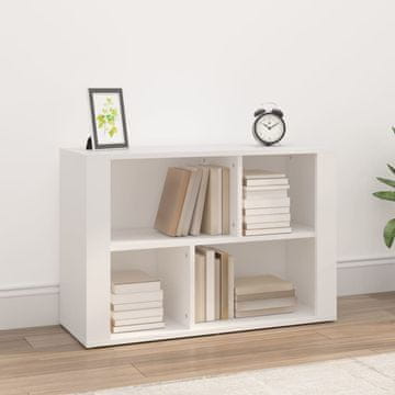 Vidaxl Komoda s ladicama, bijela, 80x30x54 cm, materijal na bazi drva