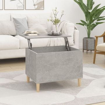 Vidaxl Klub stolić betonsko-sivi 60x44,5x45 cm