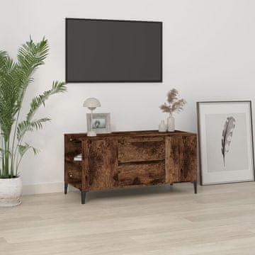 Vidaxl TV ormarić dimljeni hrast 102x44,5x50 cm