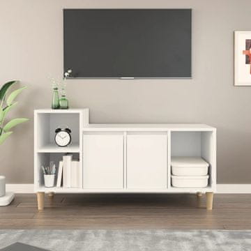 Vidaxl TV ormarić bijeli 100x35x55 cm materijal na bazi drveta